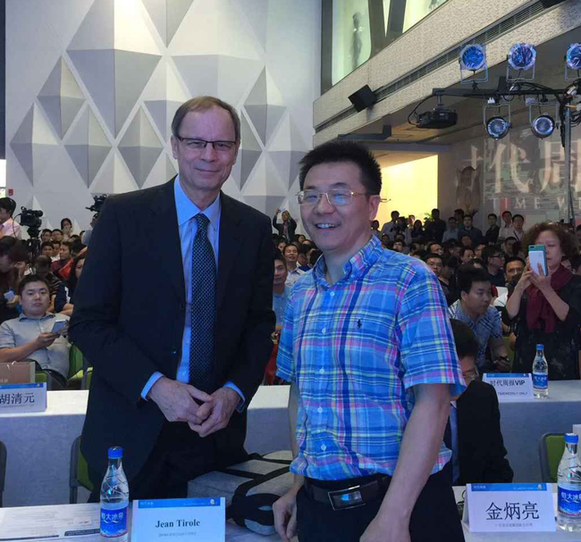 亞泰光電鄭翔總經理與Jean Tirole教授