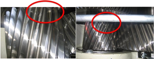 高速以及中速齒凹坑檢測(cè)