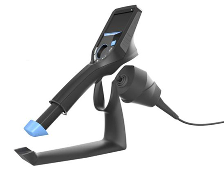 亞泰光電MIE-R安檢內(nèi)窺鏡主機(jī)與底座采用分離式結(jié)構(gòu)設(shè)計(jì)，內(nèi)窺鏡頻繁操作時(shí)可將產(chǎn)品固定擺放