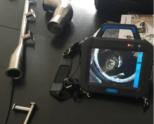 亞泰光電SIE系列工業(yè)內(nèi)窺鏡的檢測現(xiàn)場圖