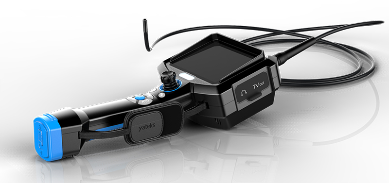 HIE手持式內窺鏡手柄+綁帶，單手即可完成所有操作，長時間使用輕松、易操作